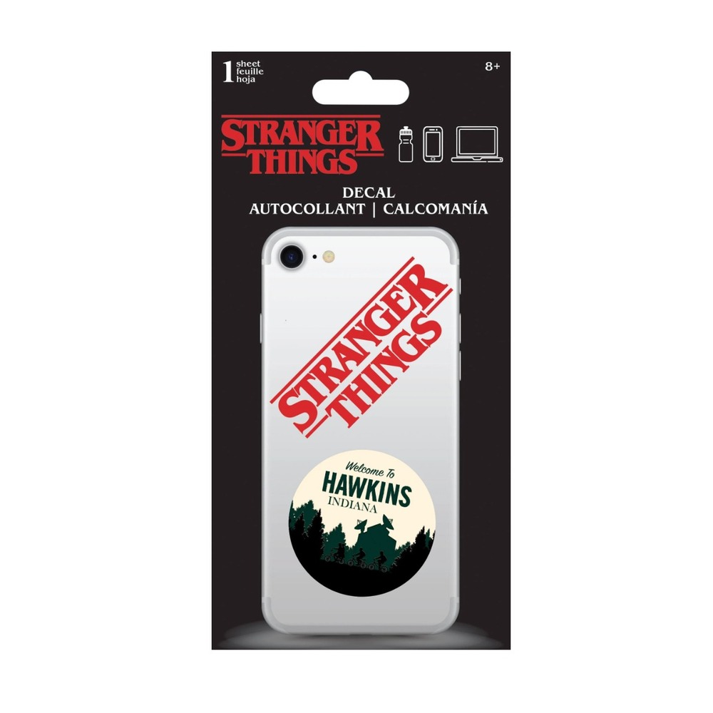 Stranger Things Welcome To Hawkins Phone Laptop Sticker Decal Official SandyLion